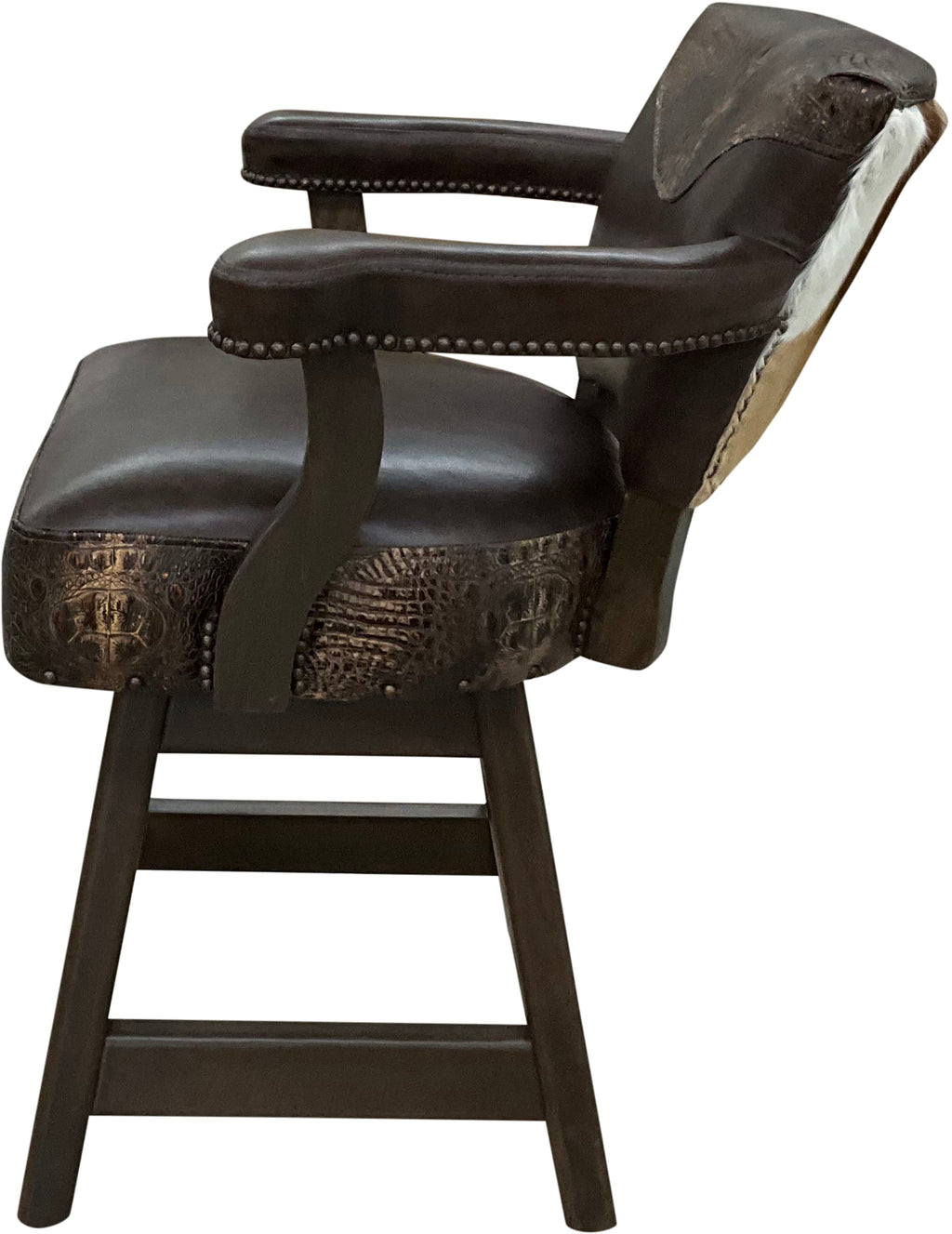 Springbok Exotic Safari Hide Western Barstool
