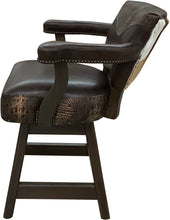 Load image into Gallery viewer, Springbok Exotic Safari Hide Western Barstool