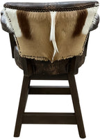 Springbok Exotic Safari Hide Western Barstool