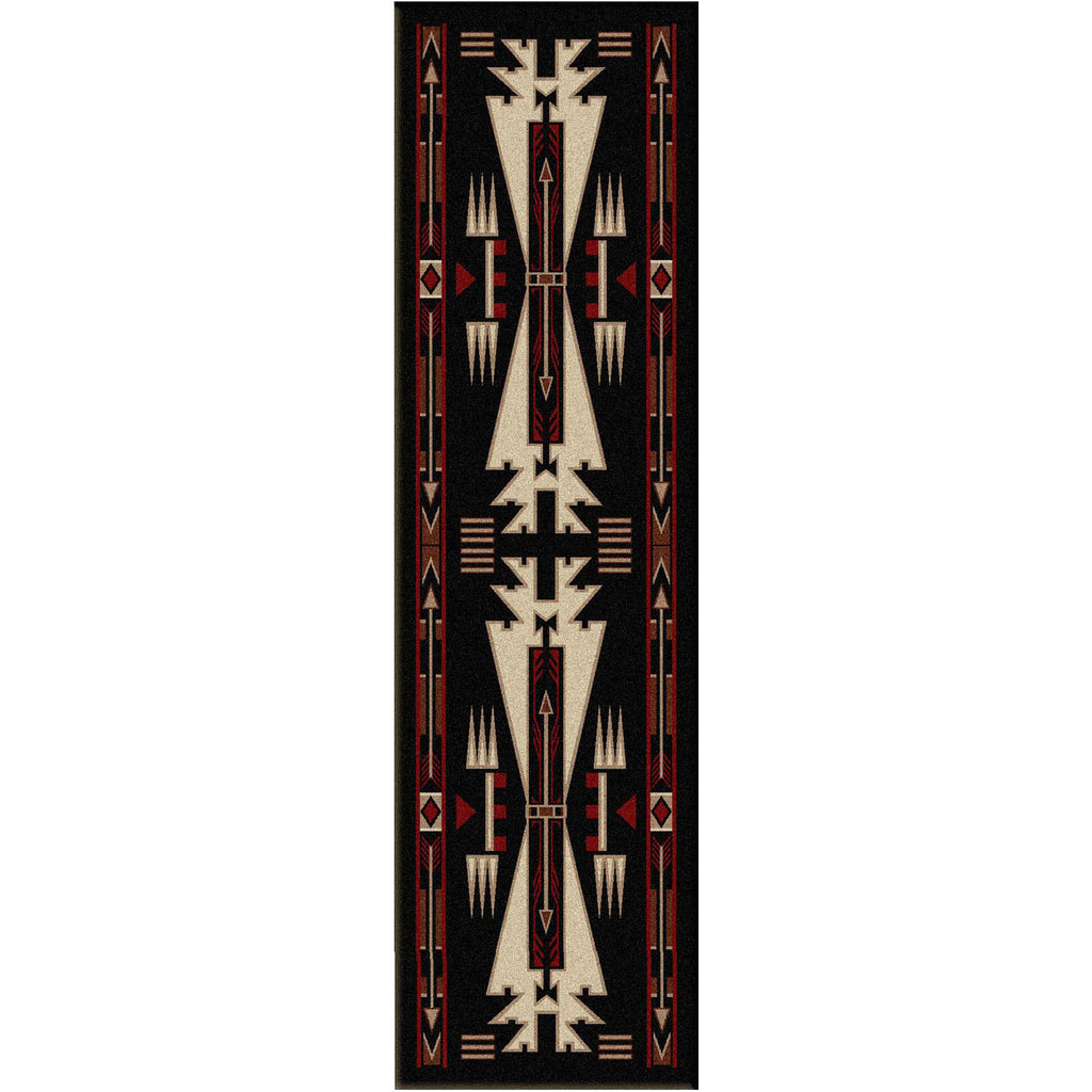 Image of an area rug, Horse Thieves - Black