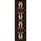 Image of an area rug, Horse Thieves - Black