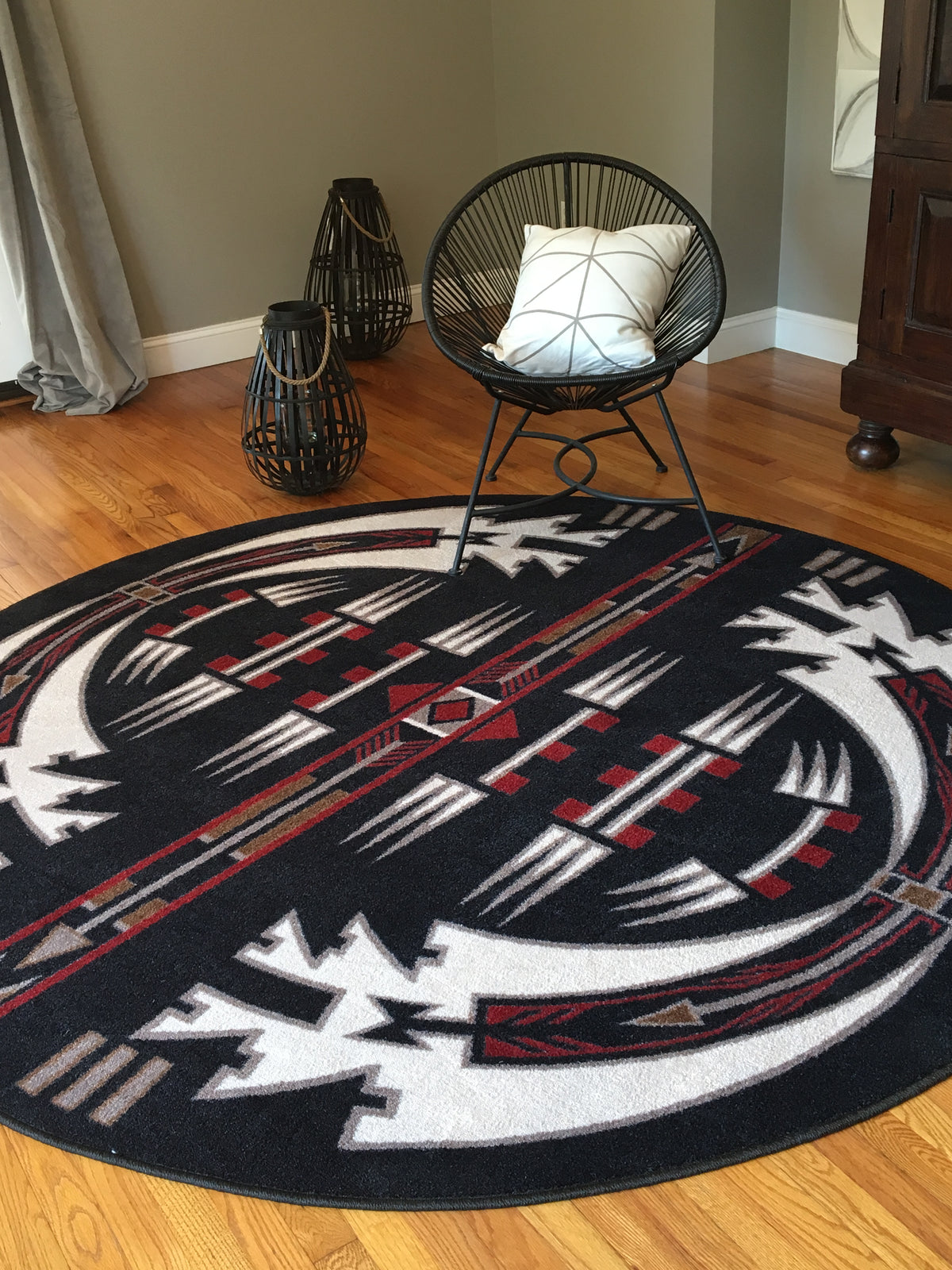 Image of an area rug, Horse Thieves - Black