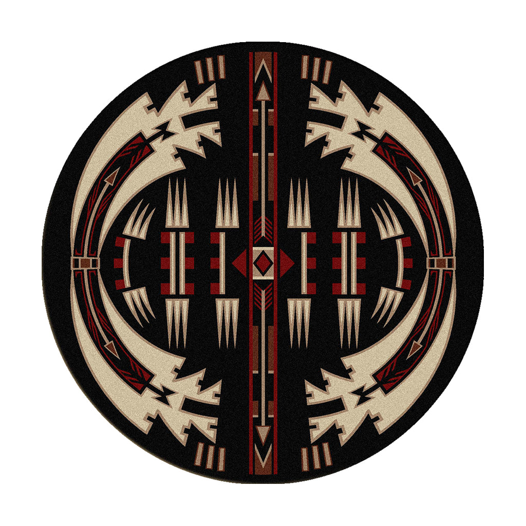 Image of an area rug, Horse Thieves - Black