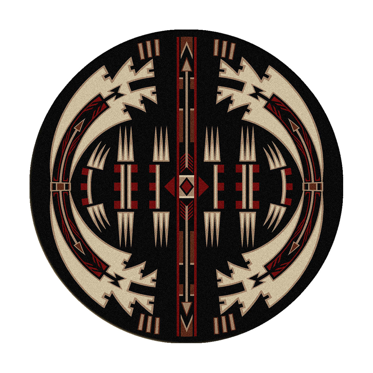 Image of an area rug, Horse Thieves - Black