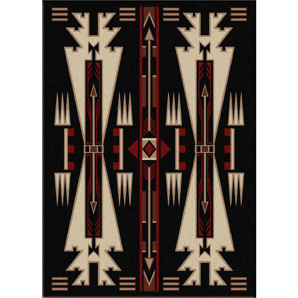Image of an area rug, Horse Thieves - Black