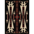 Image of an area rug, Horse Thieves - Black