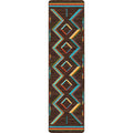 Image of an area rug, Hour Glass - Bright
