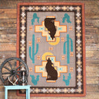 Image of an area rug, Howl at the Moon - Desert Rose