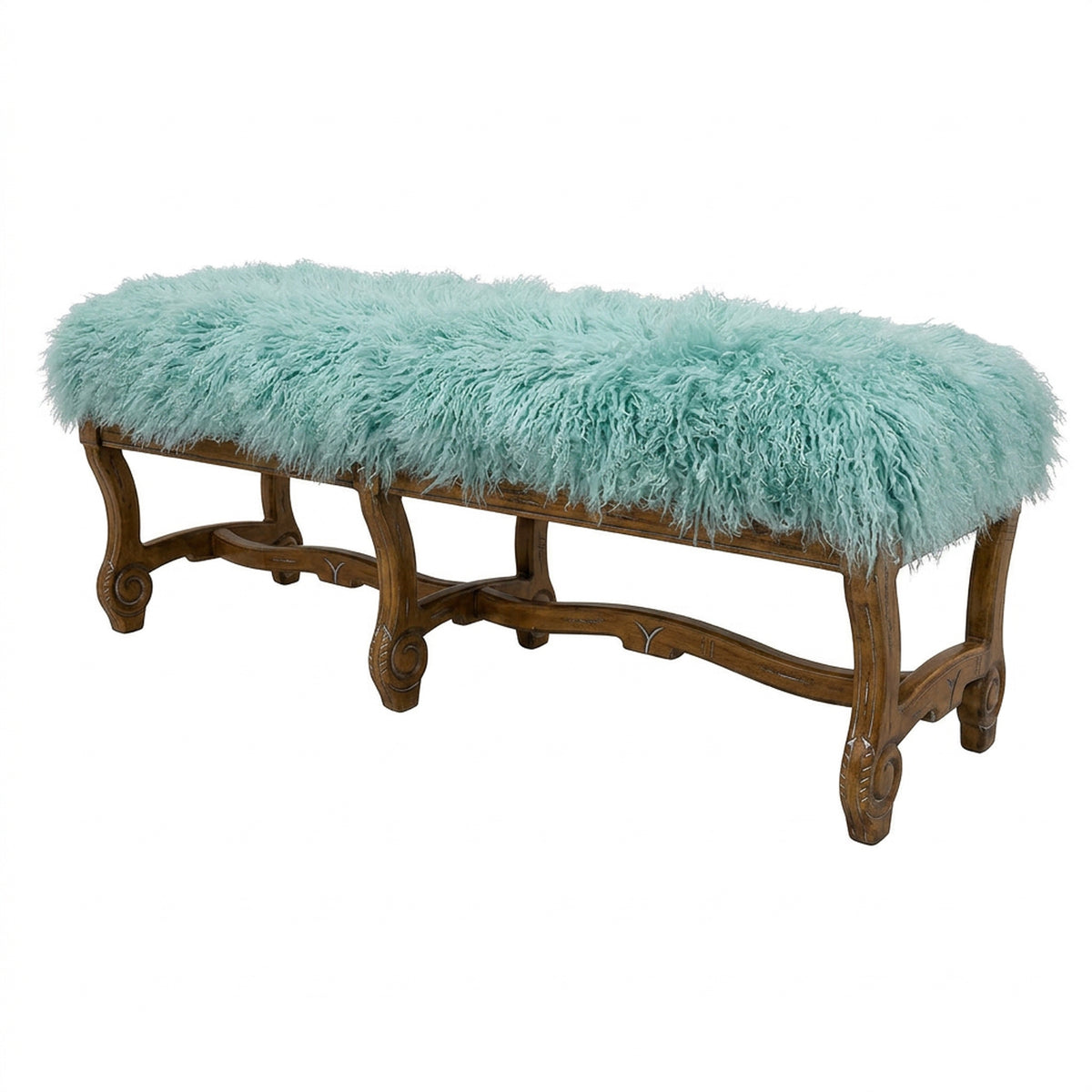 Hyde Park Tibetan Bench - Aqua