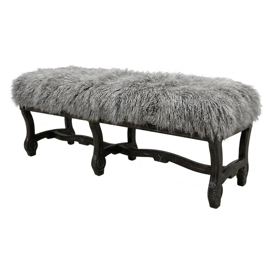 Hyde Park Tibetan Bench - Ash Grey Tip