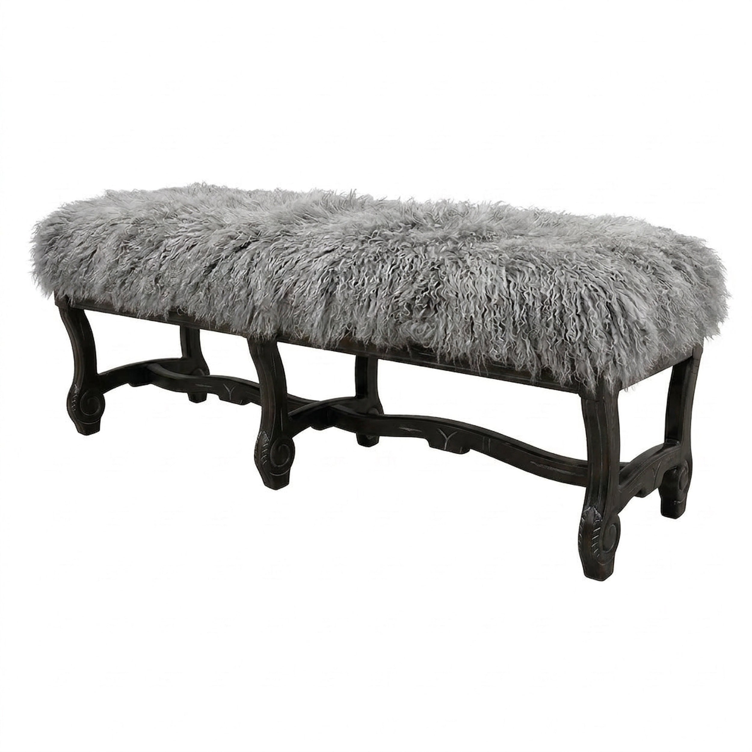Hyde Park Tibetan Bench - Ash Grey Tip