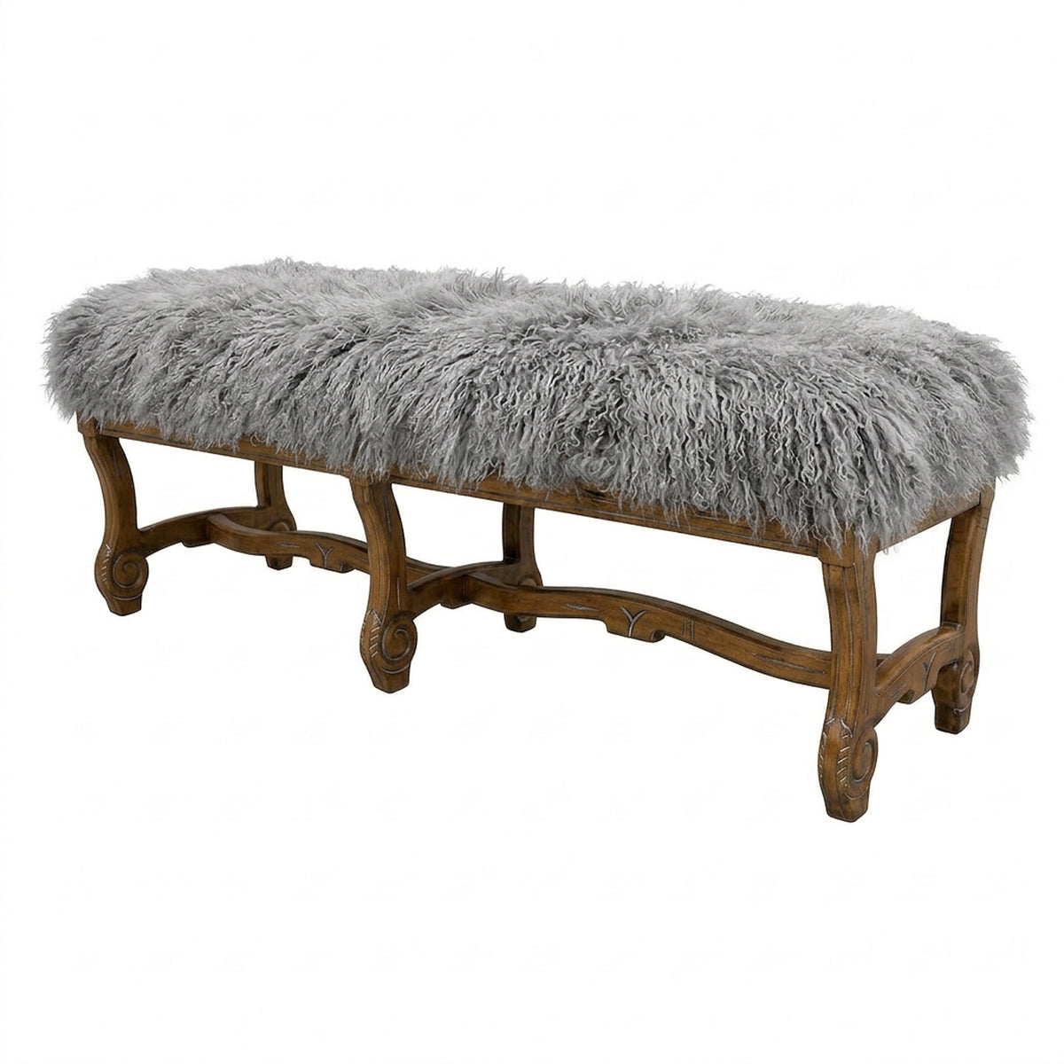 Hyde Park Tibetan Bench - Ash Grey Tip