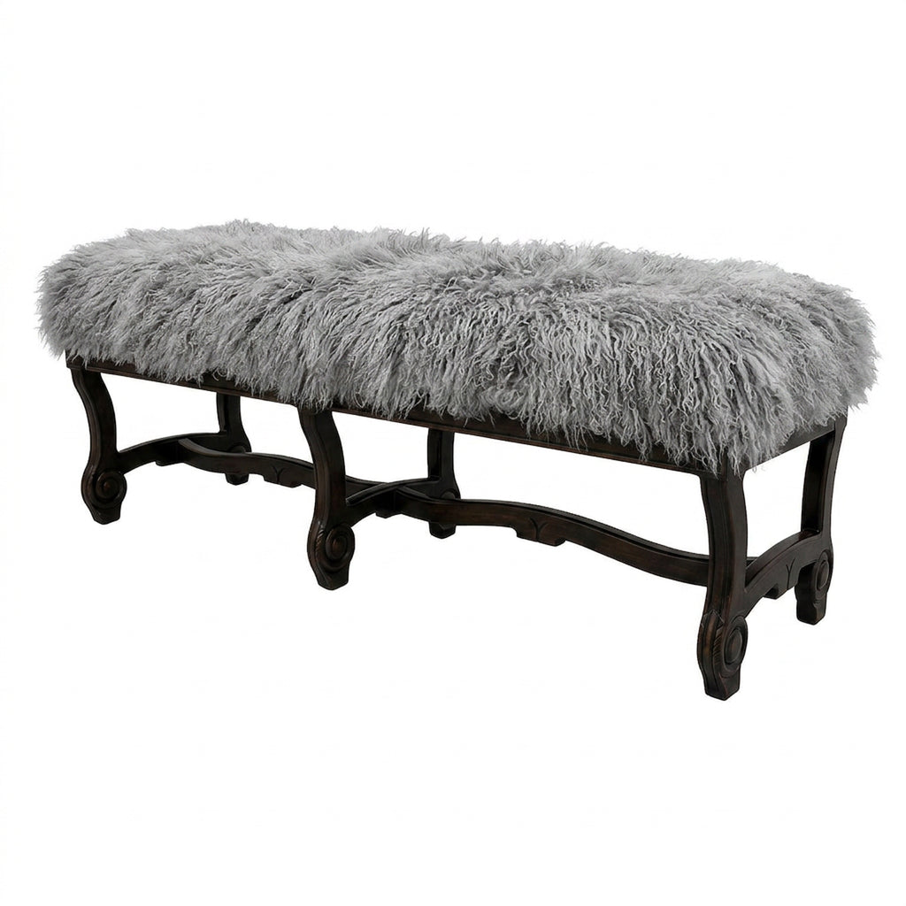 Hyde Park Tibetan Bench - Ash Grey Tip