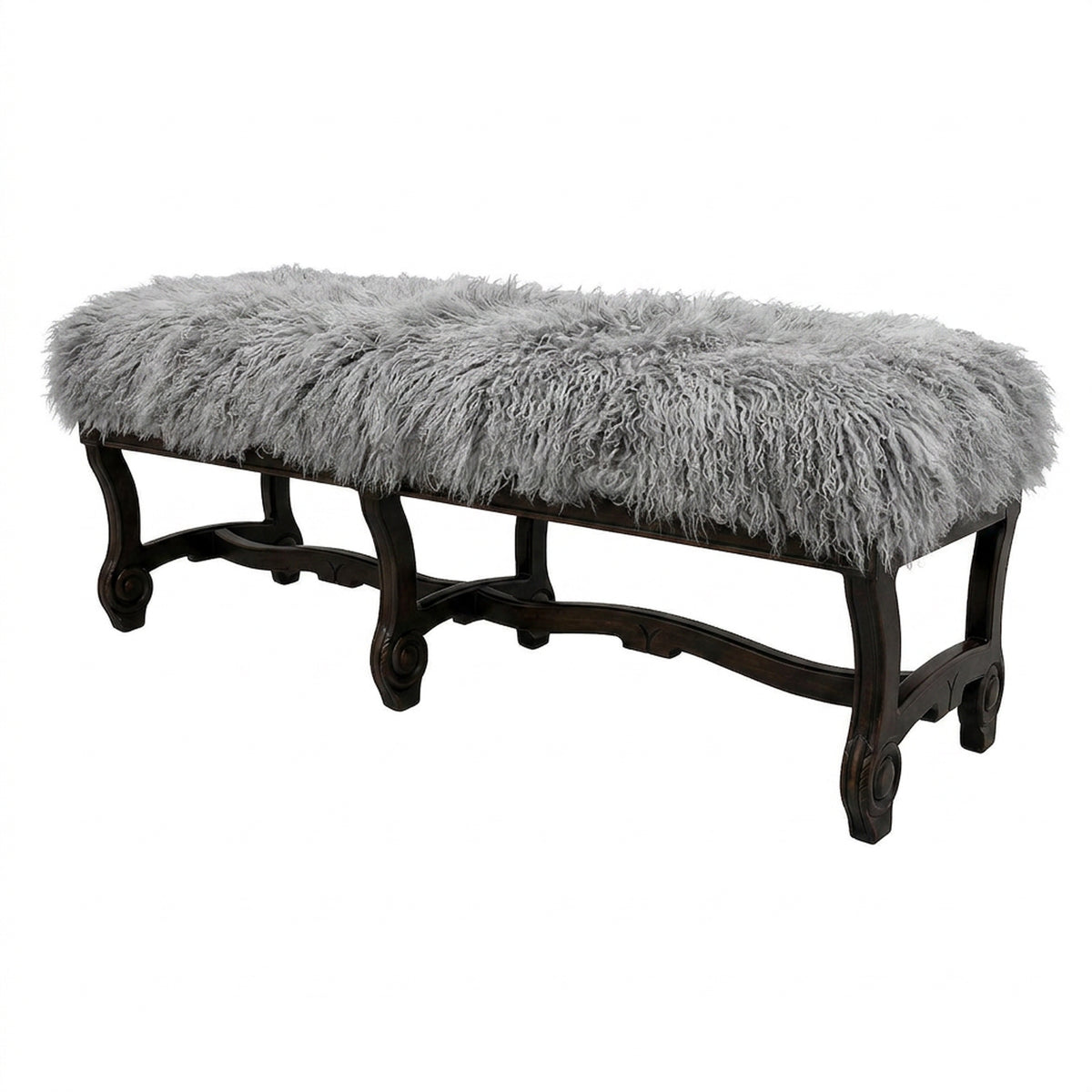 Hyde Park Tibetan Bench - Ash Grey Tip