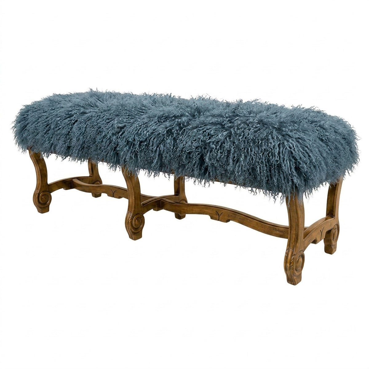 Hyde Park Tibetan Bench - Boho Blue
