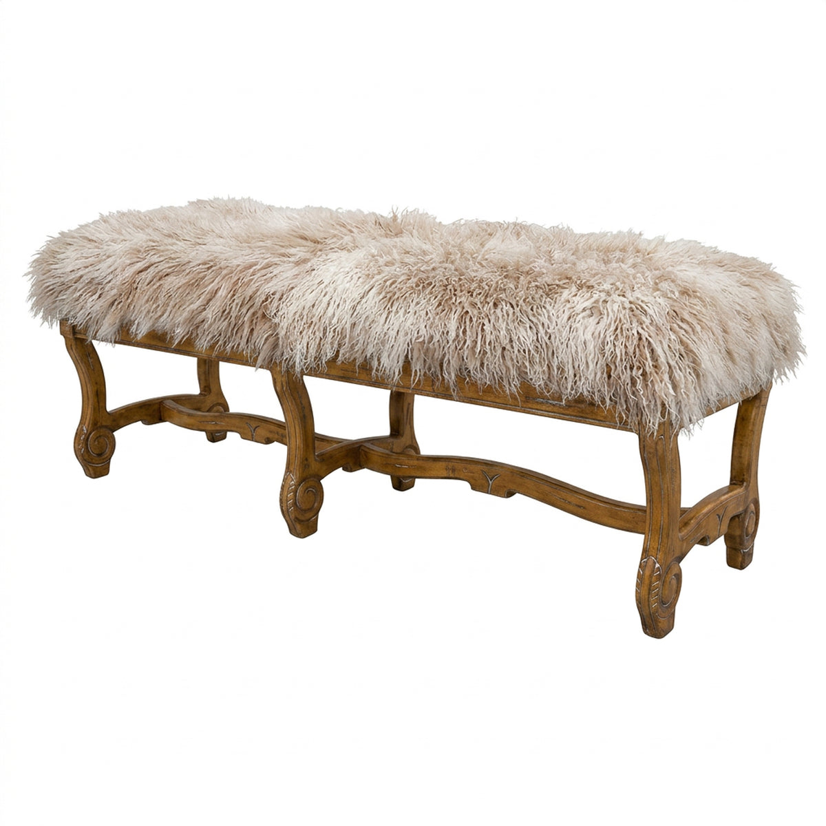 Hyde Park Tibetan Bench - Champagne Tip
