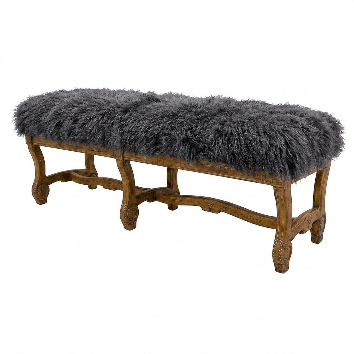 Hyde Park Tibetan Bench - Charcoal
