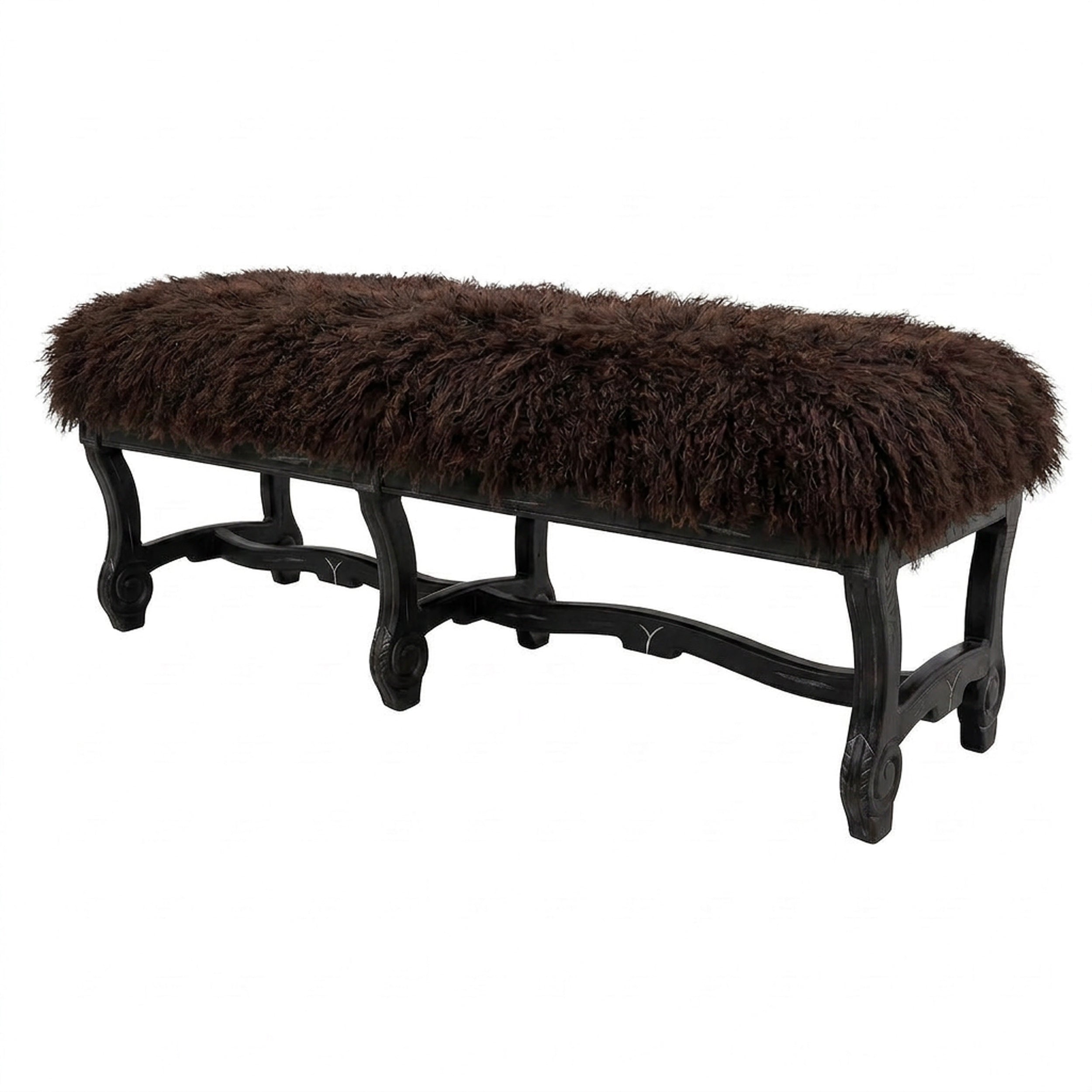 Hyde Park Tibetan Bench - Chocolate