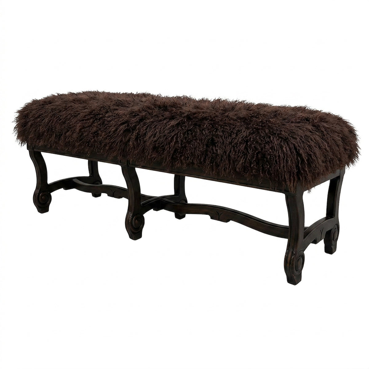Hyde Park Tibetan Bench - Chocolate