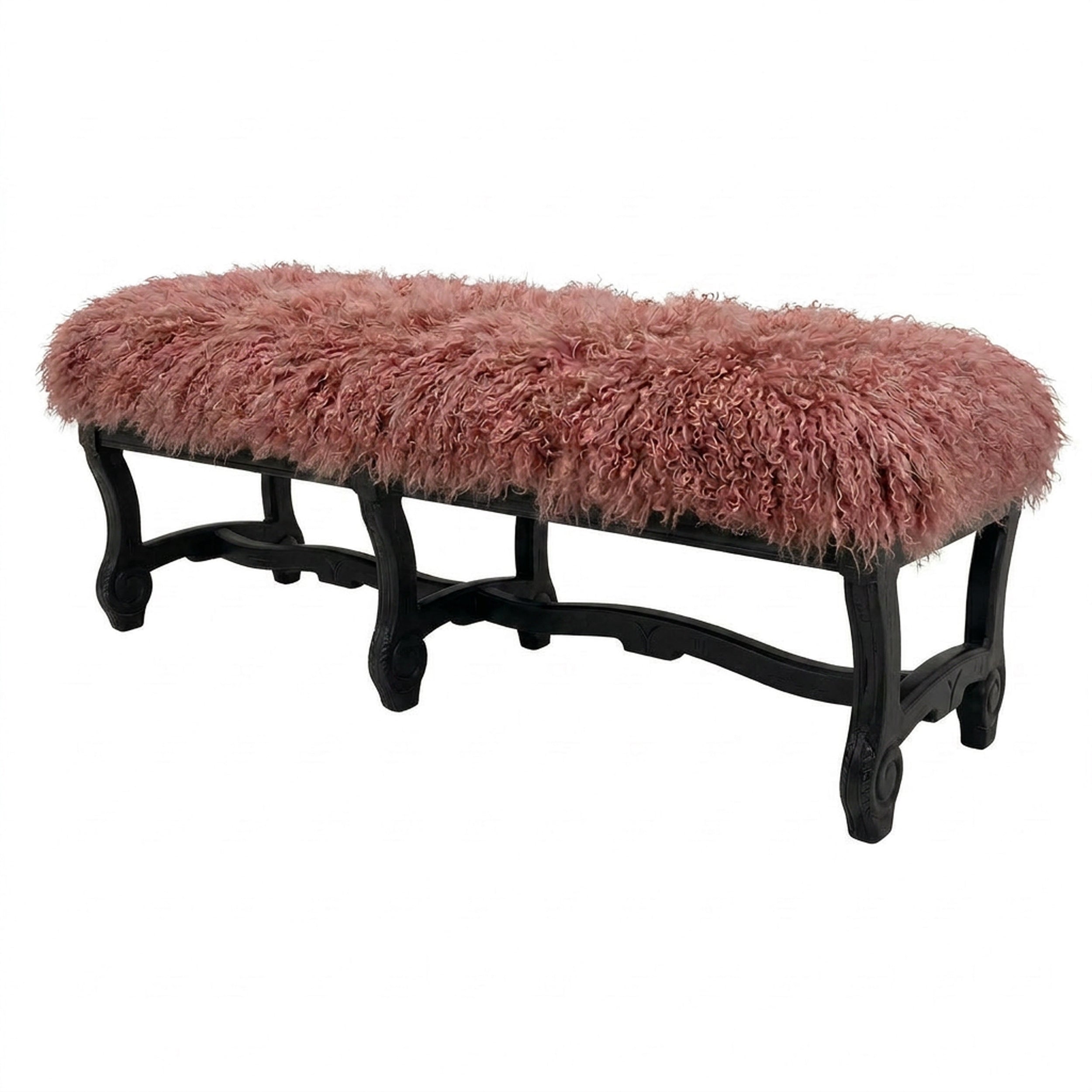 Hyde Park Tibetan Bench - Dusty Rose