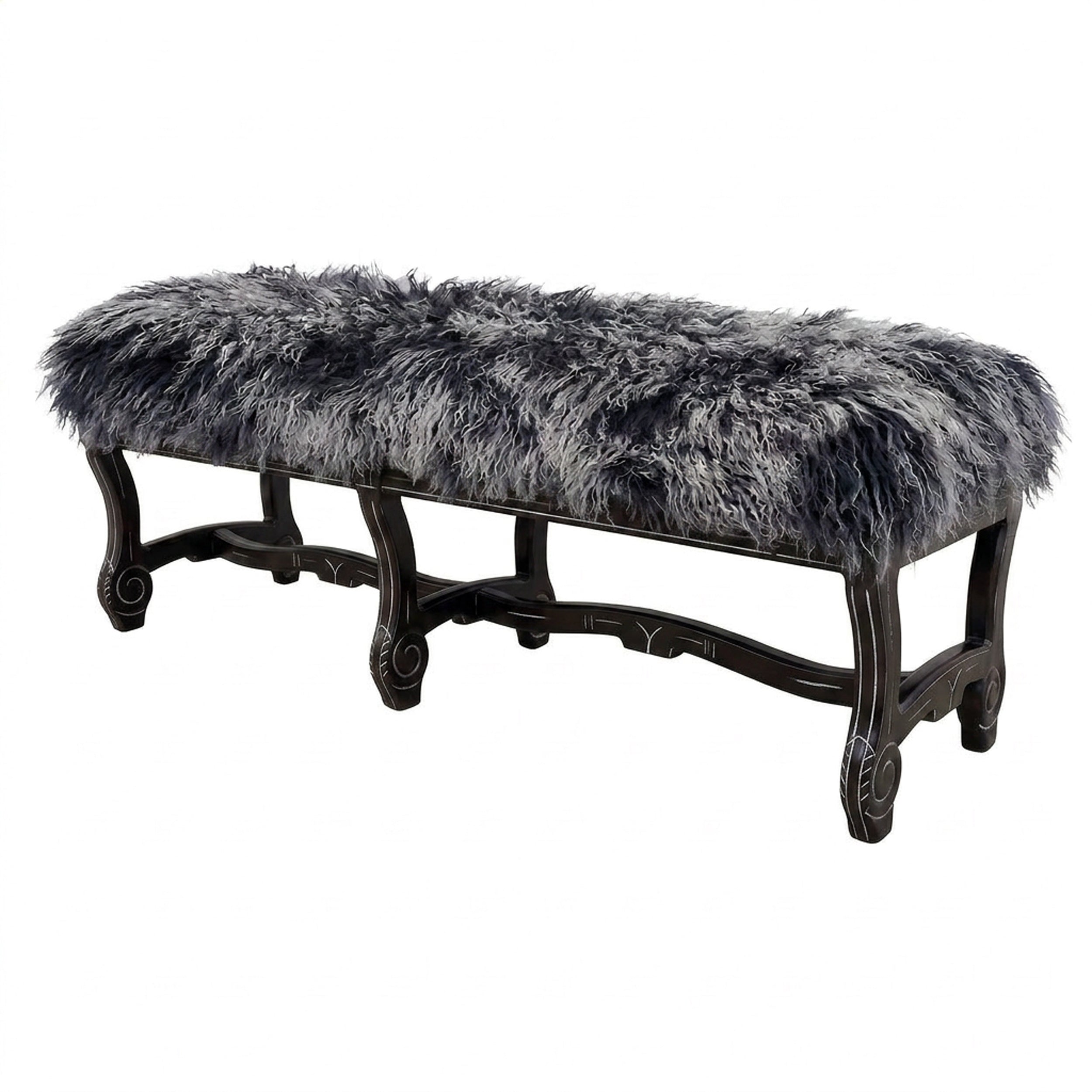 Hyde Park Tibetan Bench - Grey Tip