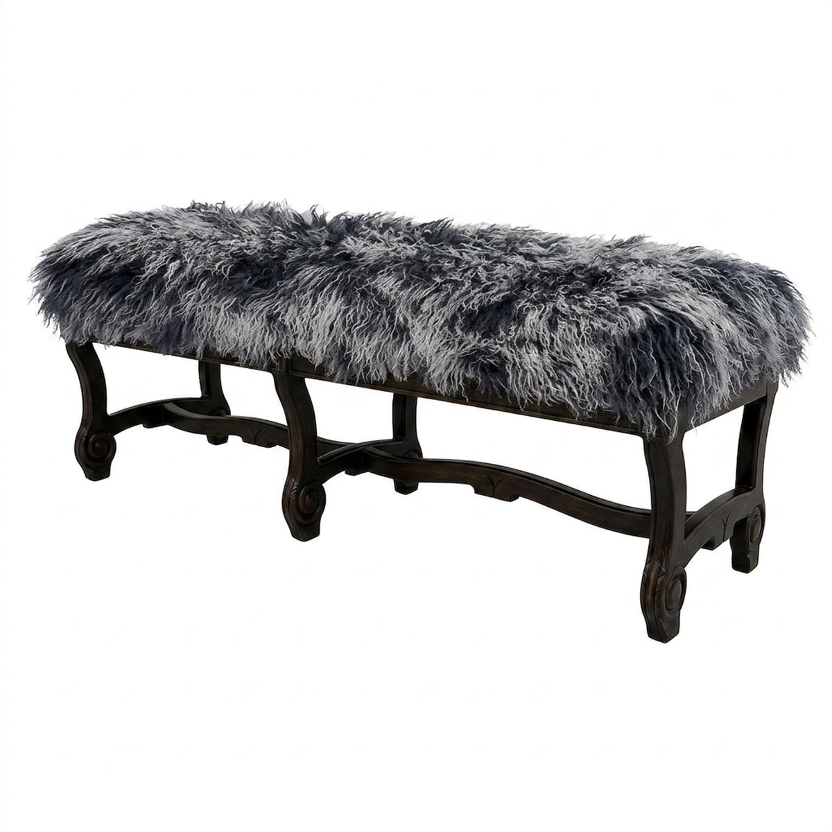 Hyde Park Tibetan Bench - Grey Tip