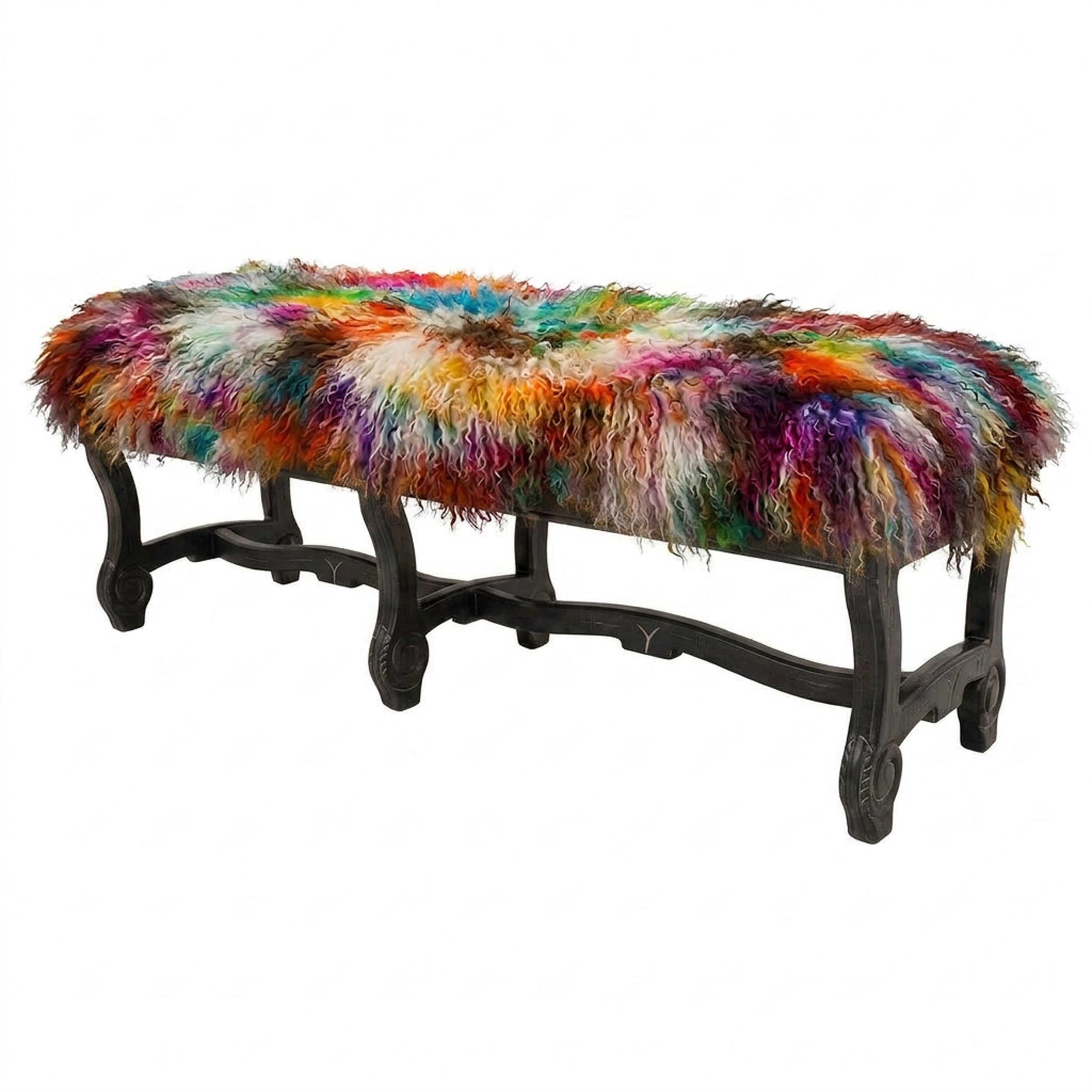 Hyde Park Tibetan Bench - Light Confetti