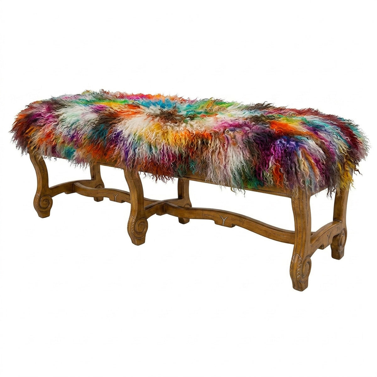 Hyde Park Tibetan Bench - Light Confetti