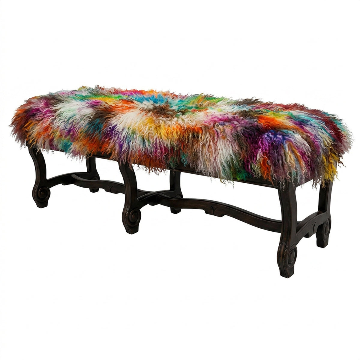 Hyde Park Tibetan Bench - Light Confetti
