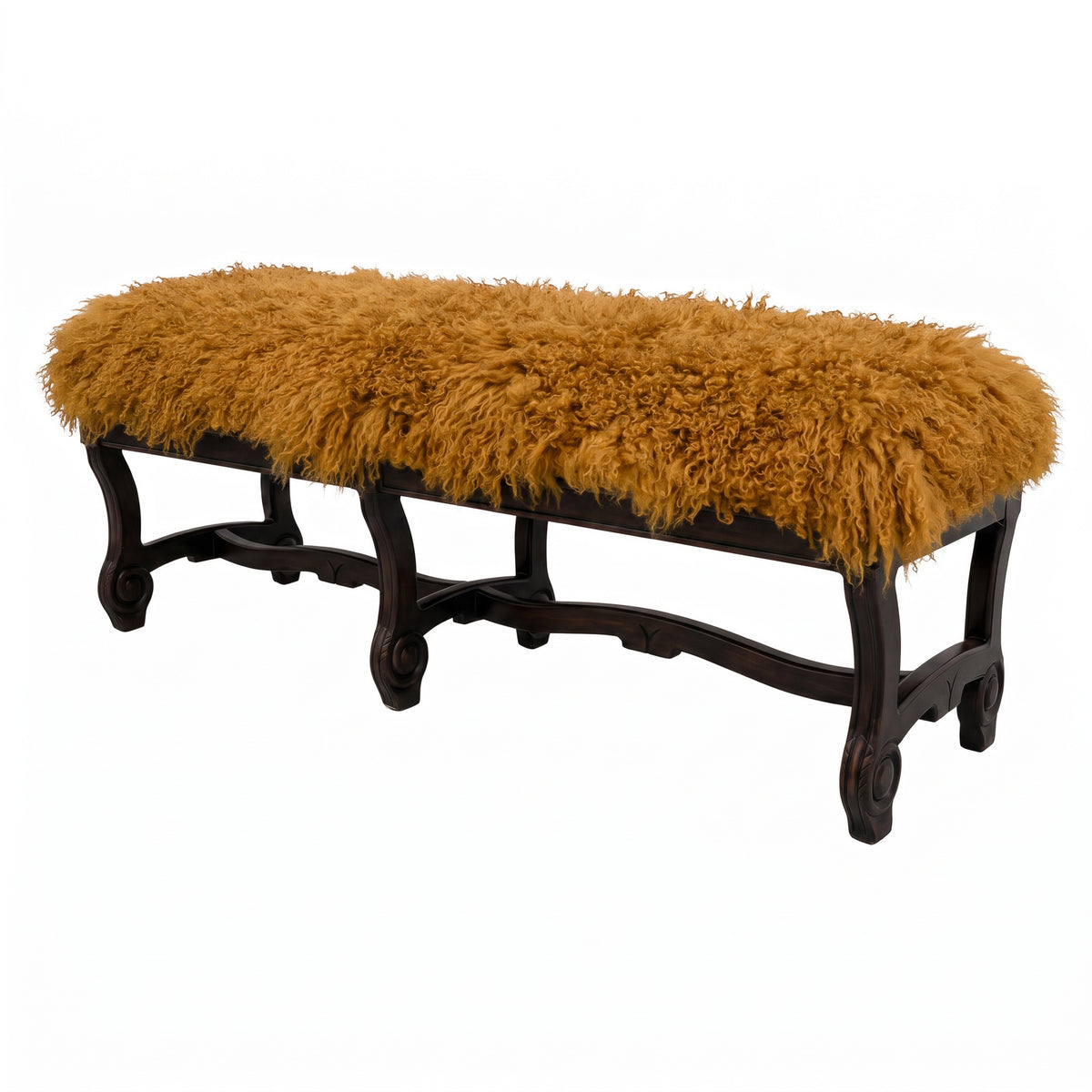 Hyde Park Tibetan Bench - Mustard
