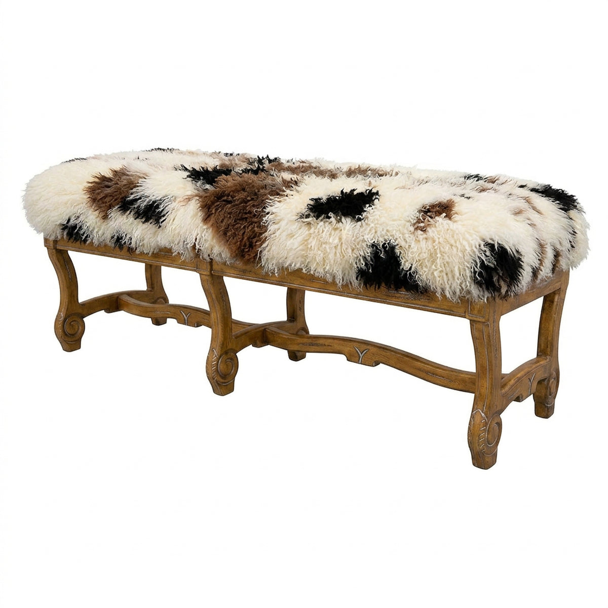 Hyde Park Tibetan Bench - Natural Tricolor