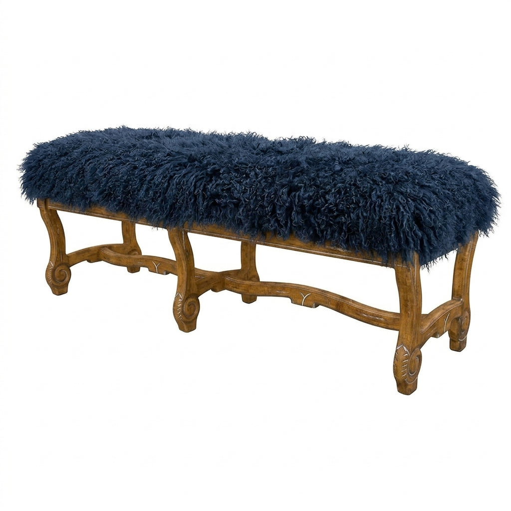 Hyde Park Tibetan Bench - Nautical Blue