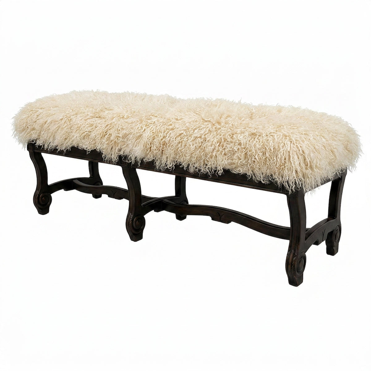 Hyde Park Tibetan Bench - Off White