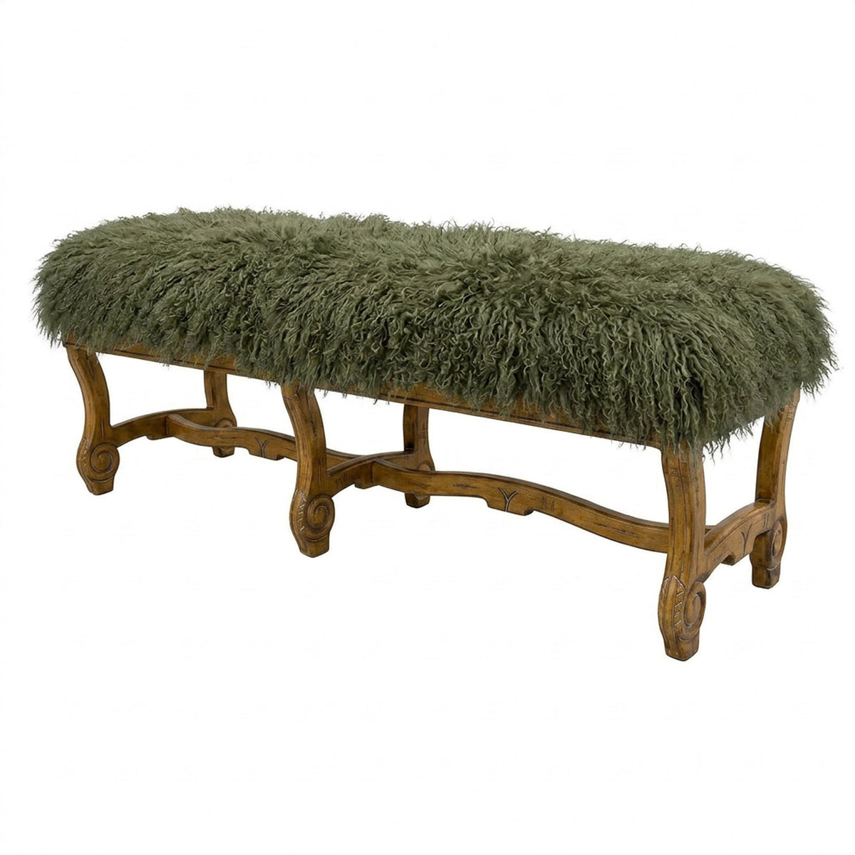Hyde Park Tibetan Bench - Olive