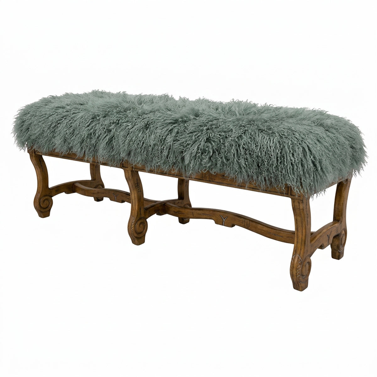 Hyde Park Tibetan Bench - Seafoam