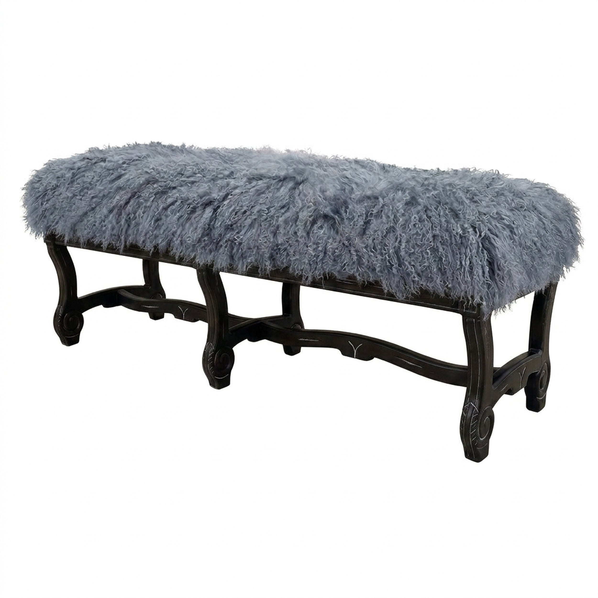 Hyde Park Tibetan Bench - Steel Grey
