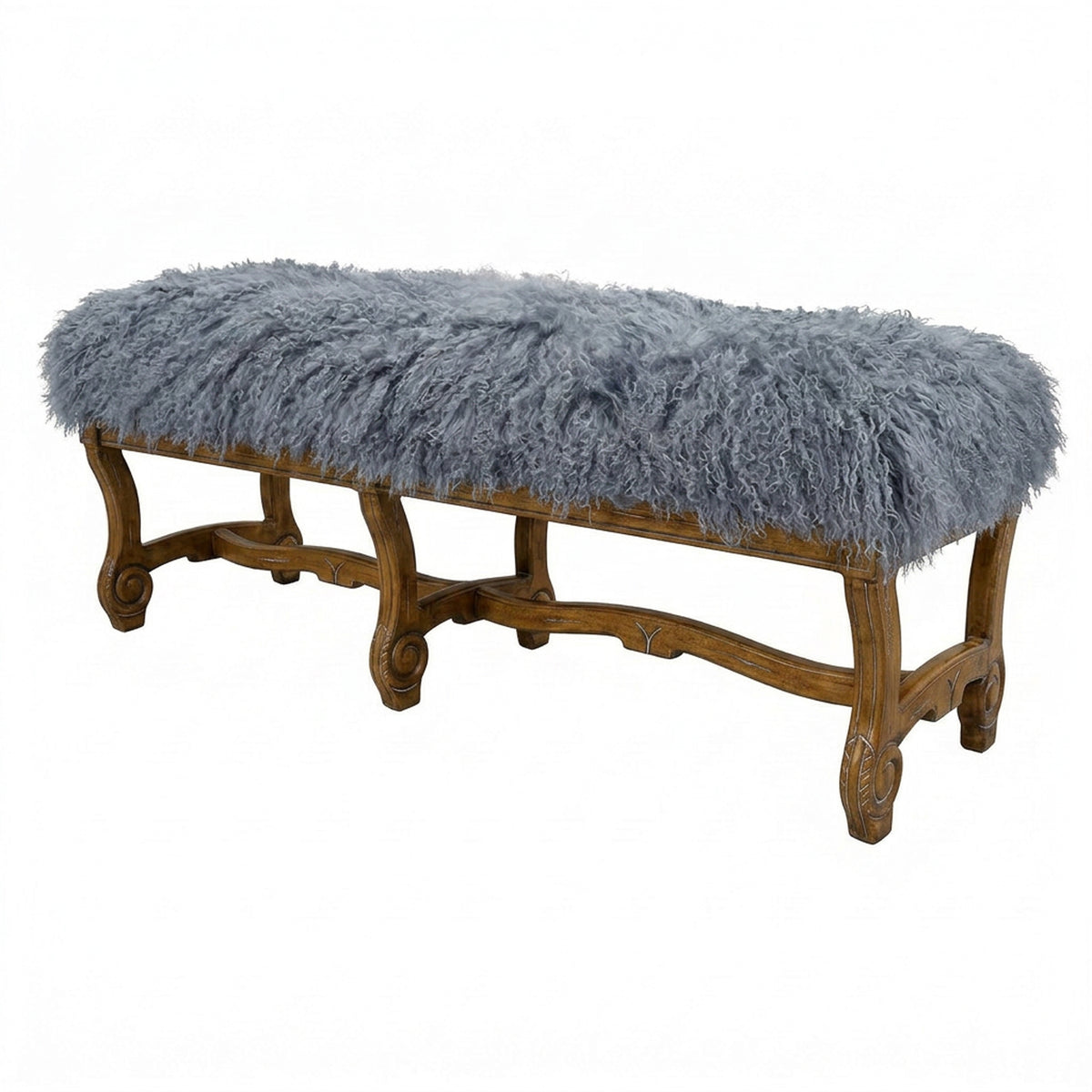 Hyde Park Tibetan Bench - Steel Grey