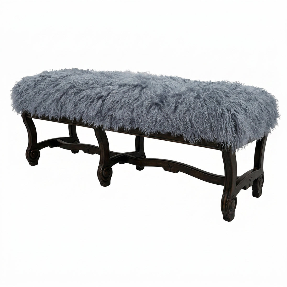 Hyde Park Tibetan Bench - Steel Grey