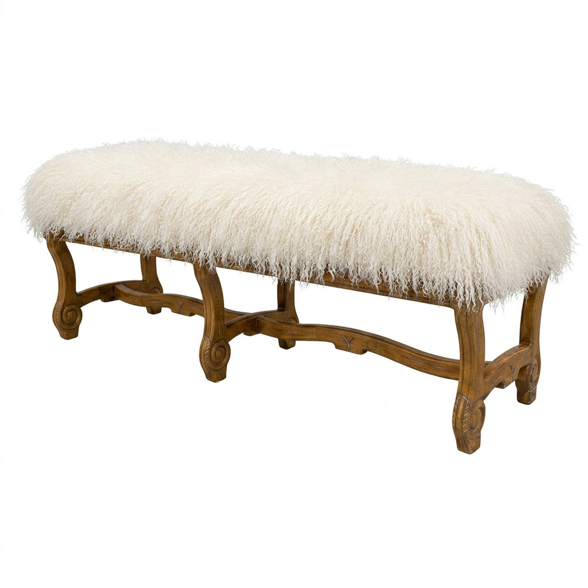 Hyde Park Tibetan Bench - White