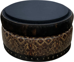 Del Rio Storage Ottoman - 36" Round