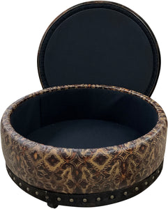 Del Rio Storage Ottoman - 36" Round