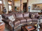 Ranchero Curved Sectional Sofa