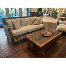 Load image into Gallery viewer, Reclaimed Wood Storage Coffee Table (w/Key)