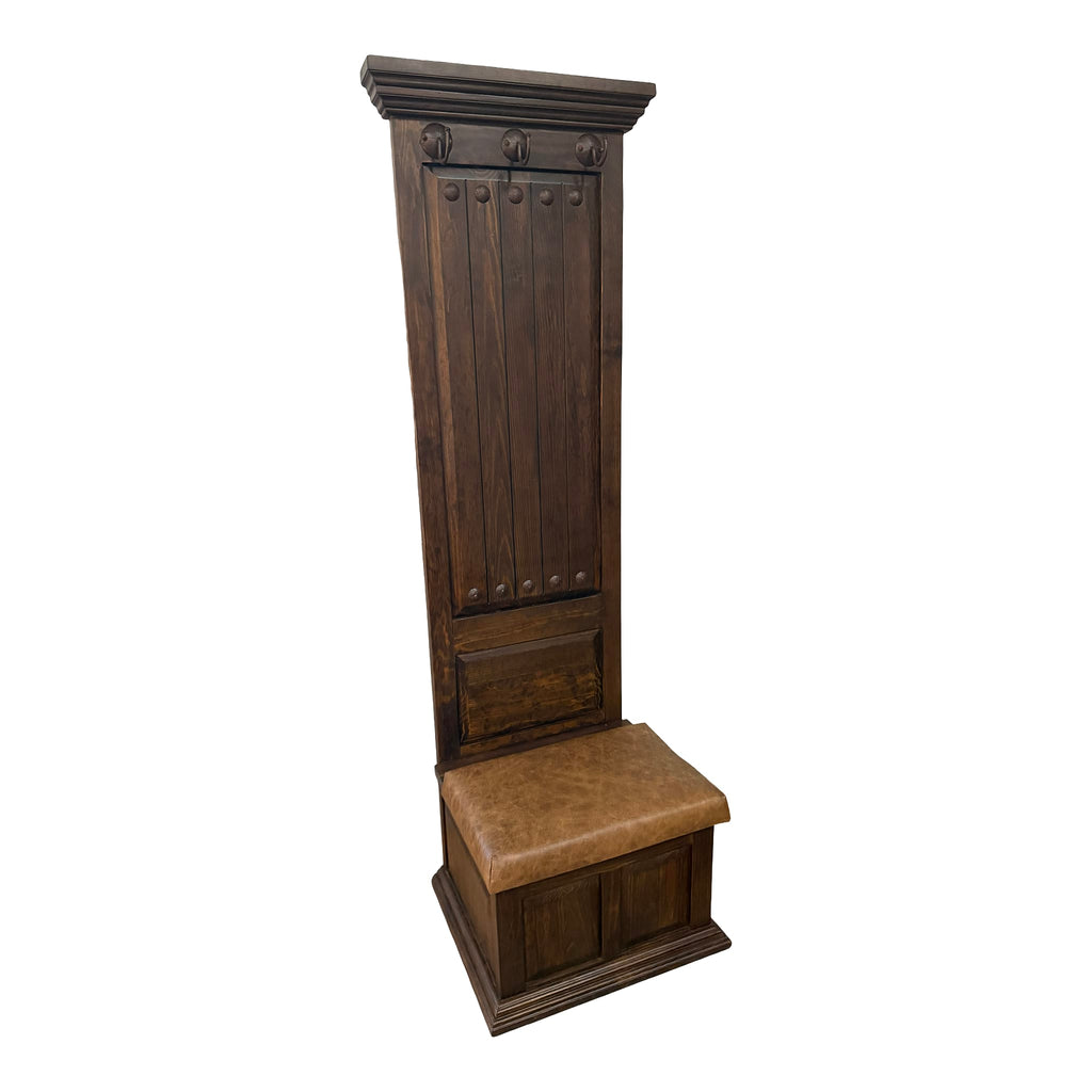 Single Seat Hall Tree with Storage