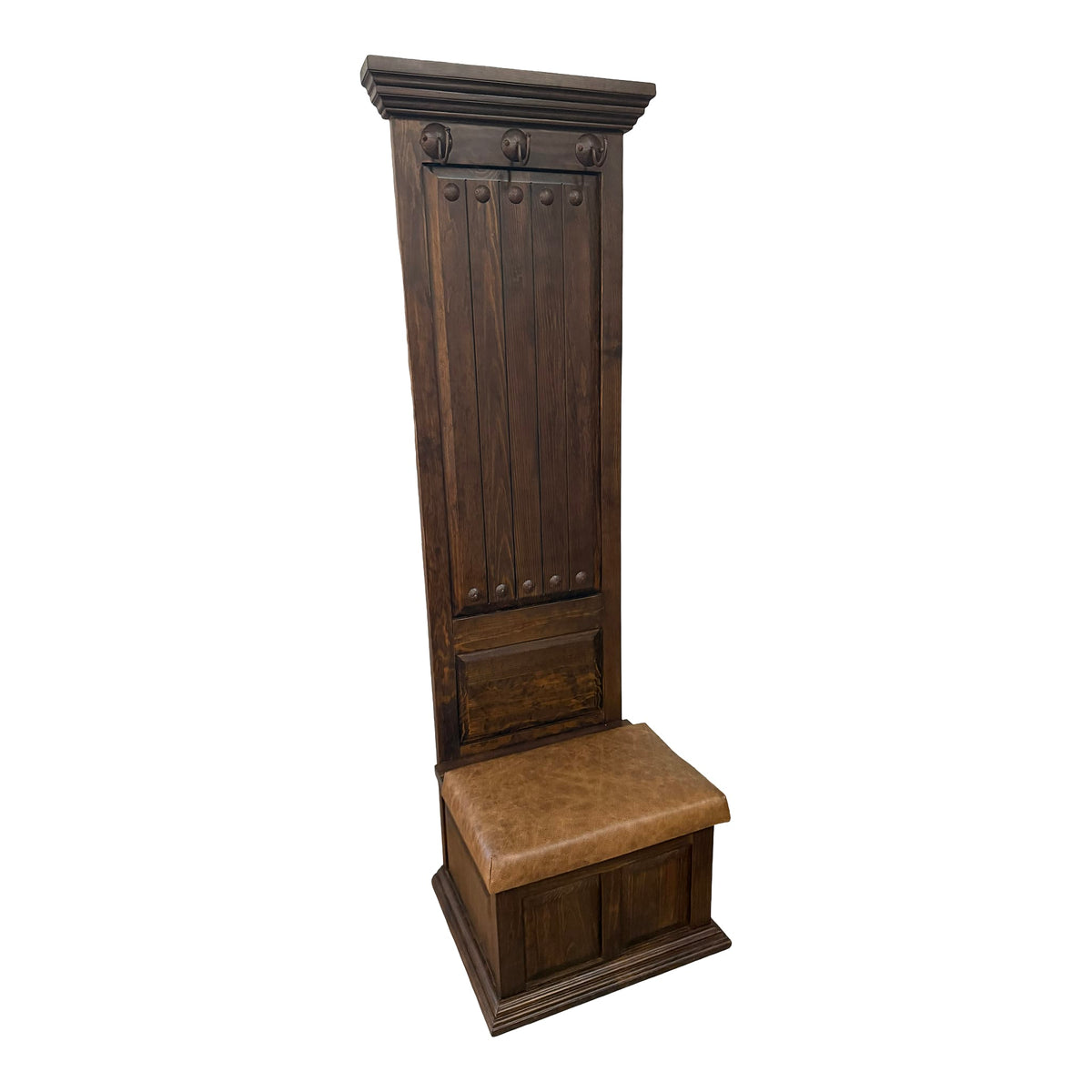 Single Seat Hall Tree with Storage