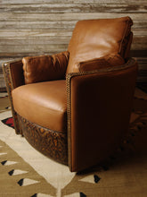 Load image into Gallery viewer, Del Rio Western Leather Snug Swivel Recliner