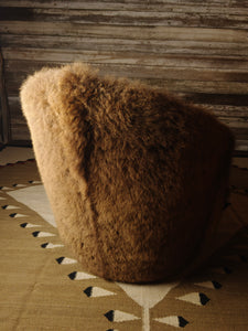 Yellowstone Buffalo Western Leather Swivel Chair