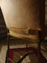 Load image into Gallery viewer, Aspen Valley Contemporary Western Modern Farmhouse Leather Metal Frame Barstool