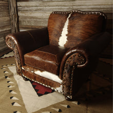 Load image into Gallery viewer, Maverick Western Leather Cowhide Club Chair