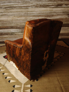 Bonham Cowhide Swivel Glider